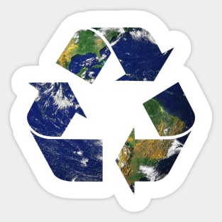 Reduce, Recycle, Reuse - Earth. Sticker